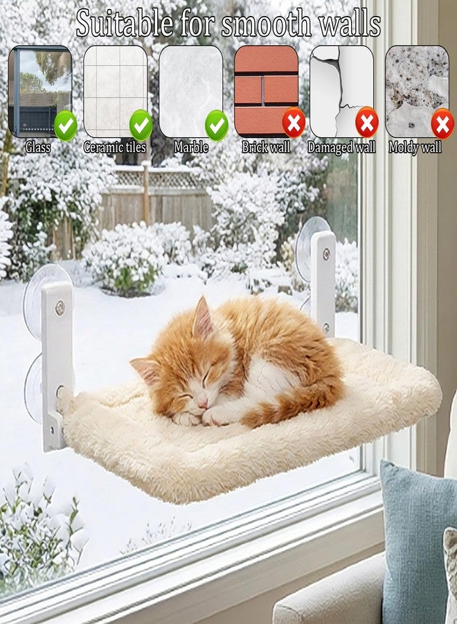 Eldraqth Cat Window Perch Suction Cups, 4 Pcs Clear Strong Cat Window Hammock Suction Cup Replacement for Cats Windows Seat - Image 5